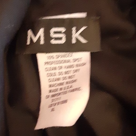 MSK Black Midi Skirt - Picture 3 of 6